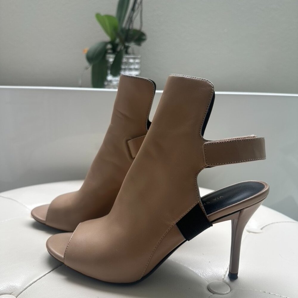 Via Spiga Ida Peep Toe Heeled Sandal Size 6 - Picture 3 of 9